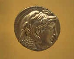 Coin with image of Alexander the Great