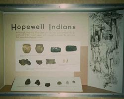 Hopewell Indians Display
