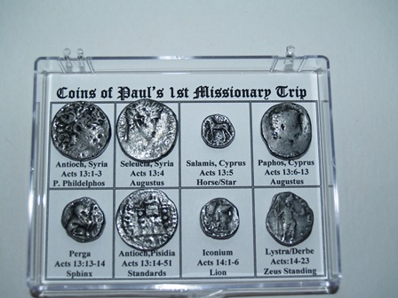 Paul's First Missionary Trip Coin Replicas - Click Image to Close