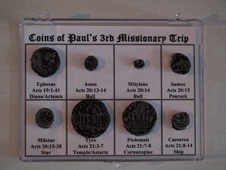 Pauls Third Missionary Trip Coin Replicas - Click Image to Close