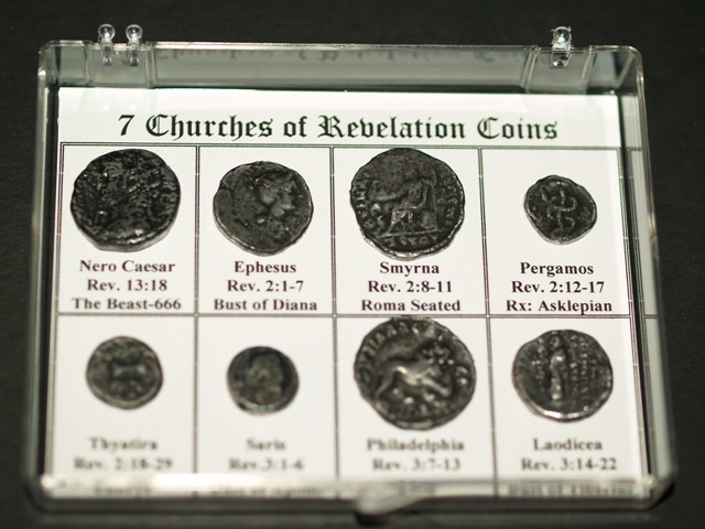 Coins of Seven Churches of the Book of Revelation - Click Image to Close