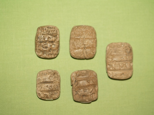 Akkadian Cuneiform Tablets: Set of 5 Replicas
