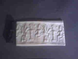 Assyrian Cylinder Seal Replica - Click Image to Close