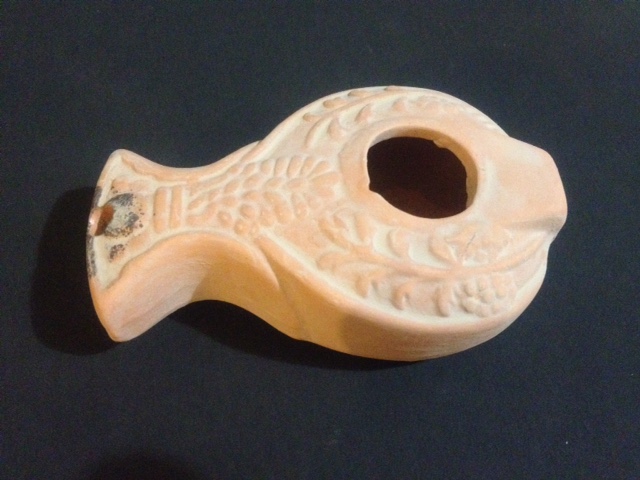 Bethlehem Clay Oil Lamp