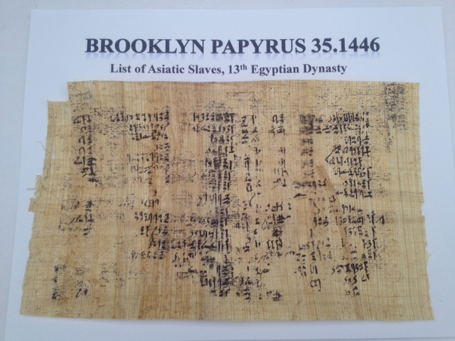 Brooklyn Papyrus 35.1446 Recreation