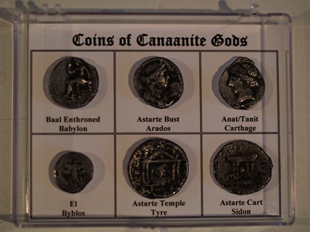 Coins of Canaanite Gods Replicas