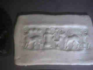 Canaanite/Philistine Cylinder Seal Replica - Click Image to Close