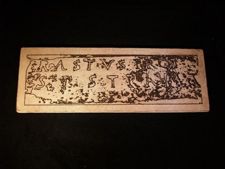 Erastus Inscription Recreation - Click Image to Close