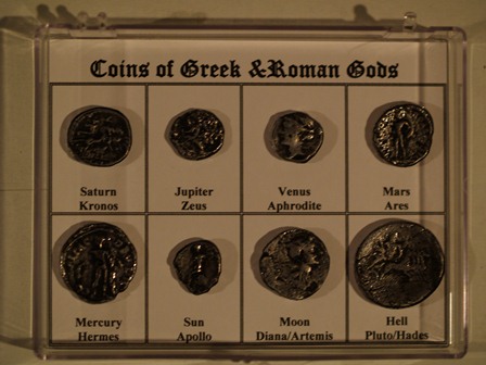 Coins of the Greek & Roman Gods Replicas - Click Image to Close