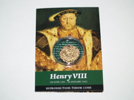 King Henery VIII Coin Replica - Click Image to Close