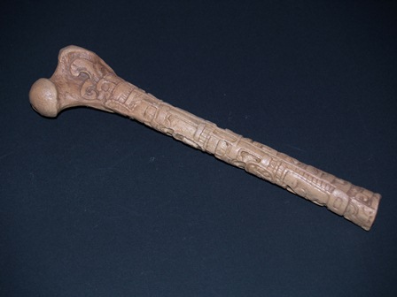 Mayan Bone Replica - Click Image to Close