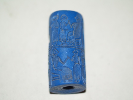 Queen Puabi Cylinder Seal Recreation - Click Image to Close