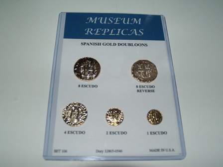 Spanish Gold Doubloons Replicas