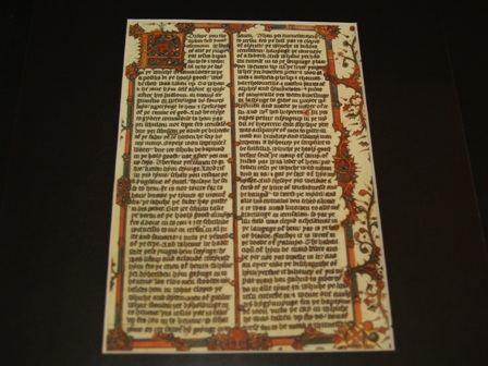 Wycliffe Bible Page 1370 Replica - Click Image to Close