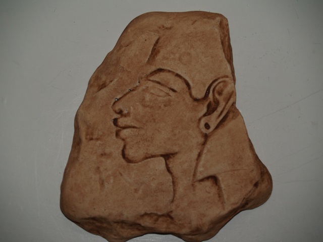 Akhenaten wall fragment Replica - Click Image to Close