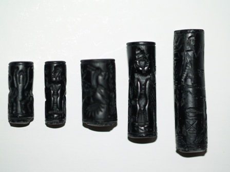 Ancient Cylinder Seal Set 1 - Click Image to Close