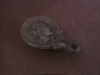 Greek Oil Lamp: Athena Replica