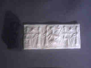 Old Babylonian Cylinder Seal Replica - Click Image to Close