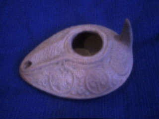 Byzantine Oil Lamp: Jericho - Click Image to Close