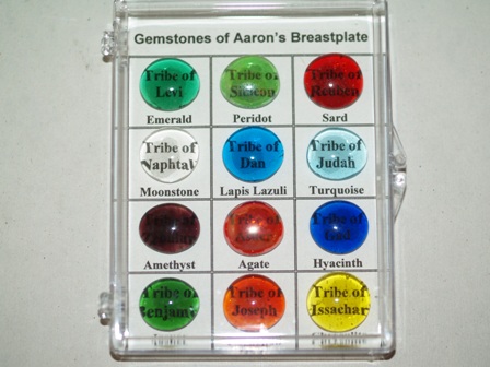 Gemstones of Aaron's Breastplate: Simulated Stones - Click Image to Close