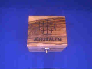 Jerusalem Box Olive Wood