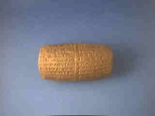 Nabonidus Cylinder: Beltshazzar Recreation - Click Image to Close
