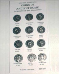Roman Emperor Coin Set Replicas - Click Image to Close