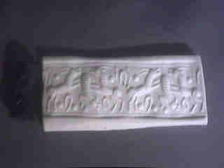 Sumerian Small Cylinder Seal Replica - Click Image to Close