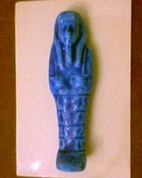 Ushabti with hieroglypihics replica - Click Image to Close