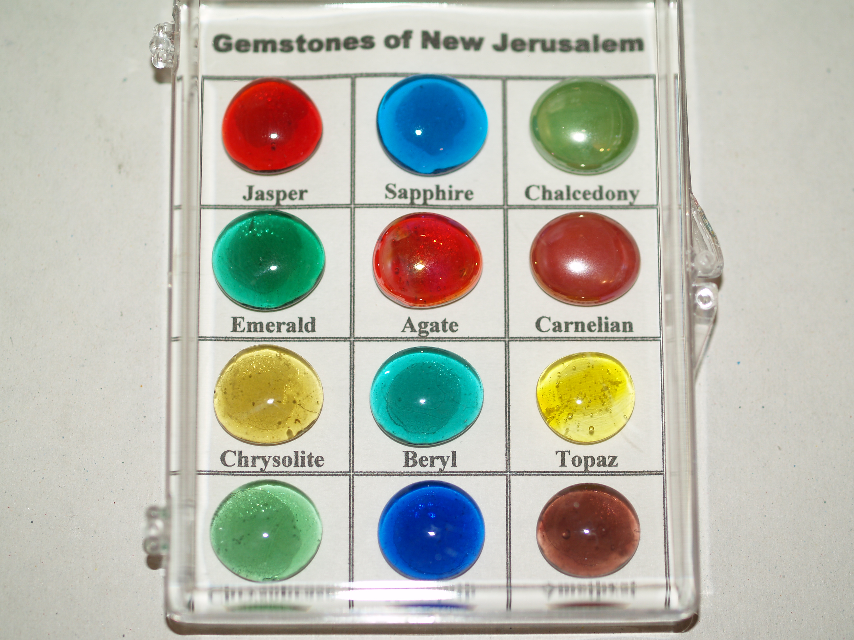 Gemstones of New Jerusalem: Simulated Stones