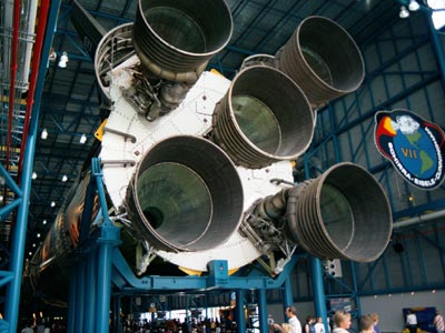 Saturn V rocket engines