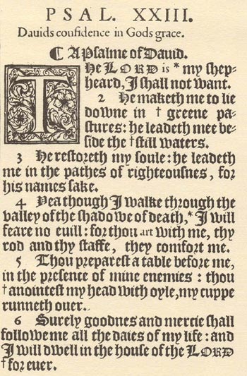 King james bible 1611 - Early modern english