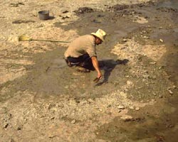 Man along Paluxy River