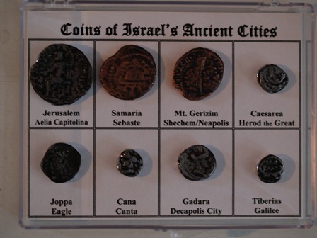 Coins of Israel's Ancient Cities Replicas