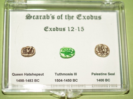 Scarabs of the Exodus from Egypt Replicas