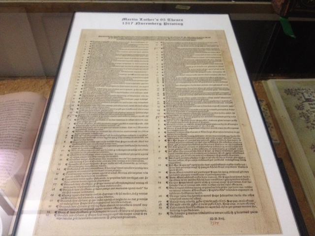 luther s 95 theses ibss gift shop