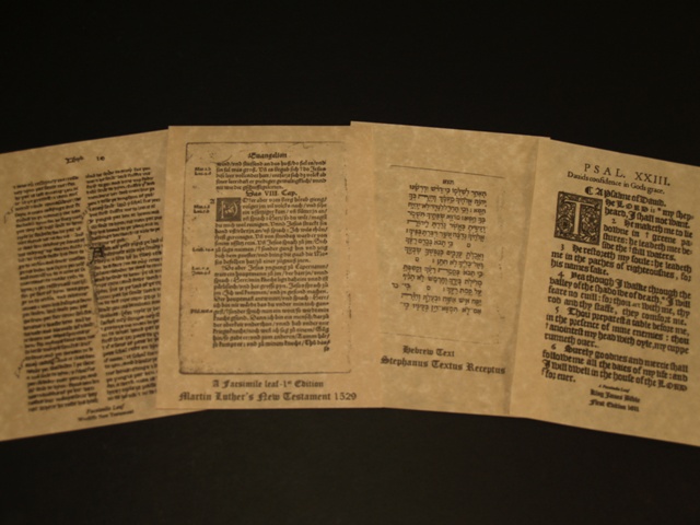 Bible Set I Facsimilies