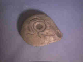 Egyptian Oil Lamp: Frog replica