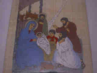 Nativity Scene Papyrus